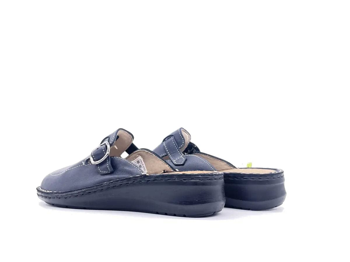 GRUNLAND Ciabatte Estraibili Chiuse Donna Dami Blu in Pantofole Calzature Durello - Agna, commercioVirtuoso.it