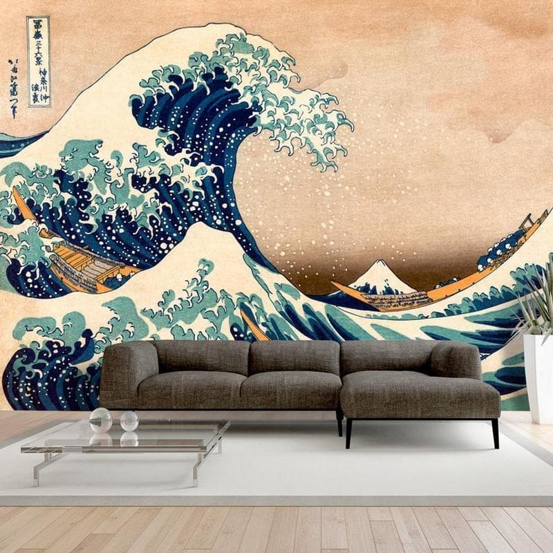 Carta da parati Hokusai la grande onda di Kanagawa in Carta da parati Collezione Casa - Trebisacce, commercioVirtuoso.it