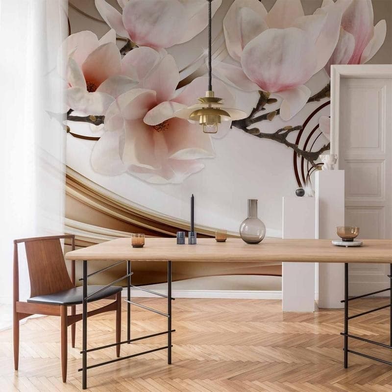Fotomurale Waves of Magnolia in Carta da parati Collezione Casa - Trebisacce, commercioVirtuoso.it