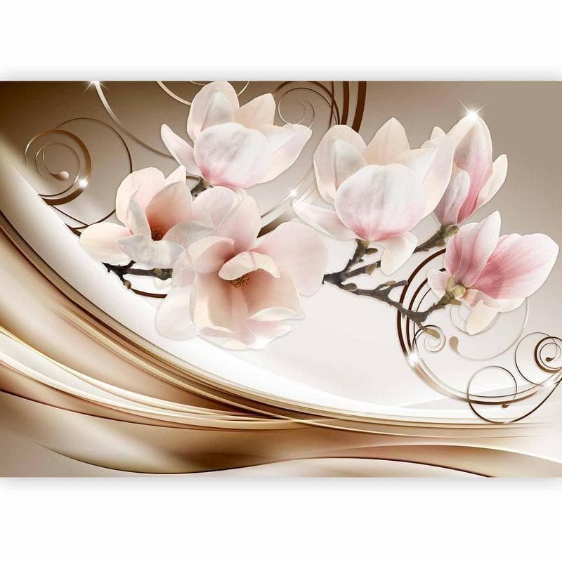 Fotomurale Waves of Magnolia in Carta da parati Collezione Casa - Trebisacce, commercioVirtuoso.it