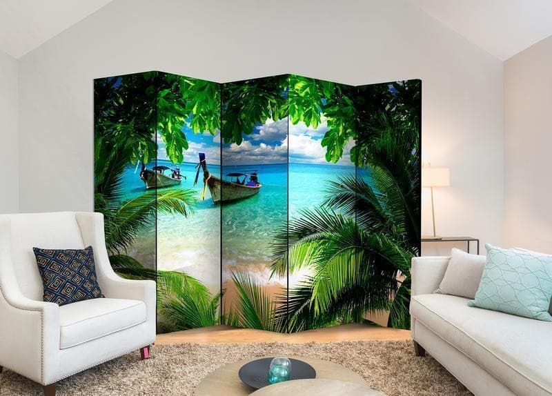 Paravento Tropical Paradise II [divisori da interno] in Paraventi Collezione Casa - Trebisacce, commercioVirtuoso.it