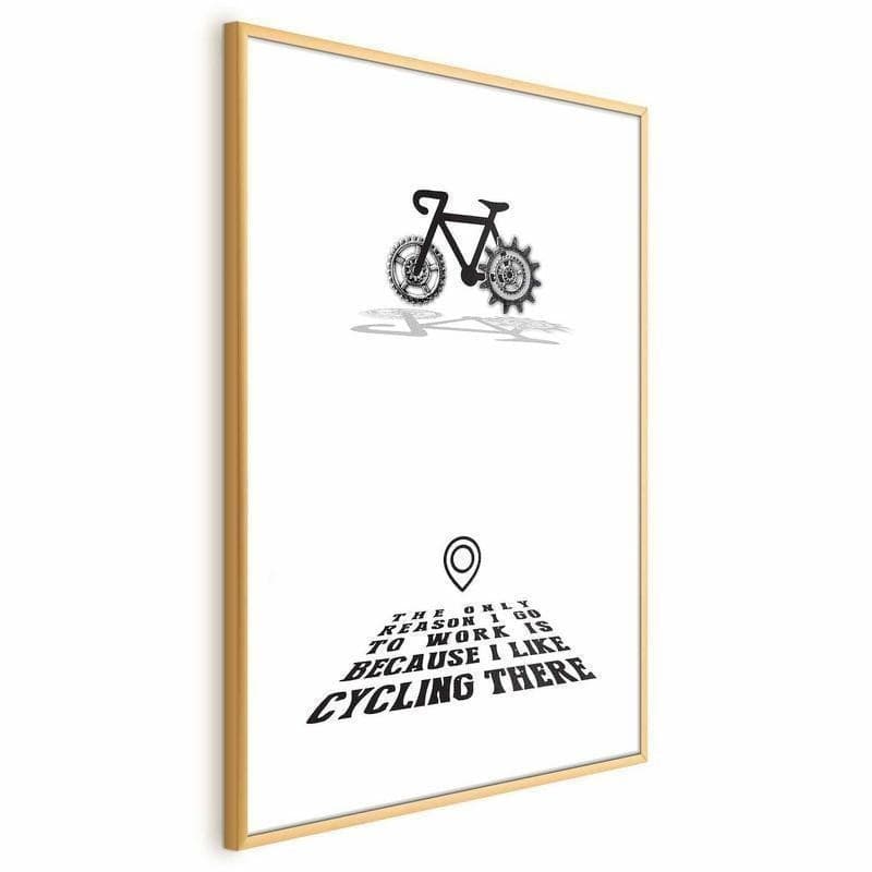 Poster - I Like Cycling in Targhe e cartelli Collezione Casa - Trebisacce, commercioVirtuoso.it