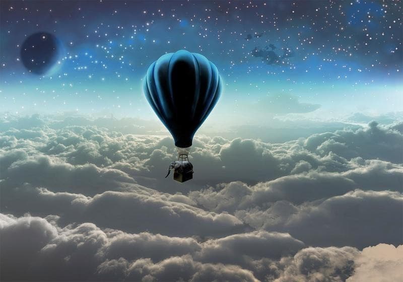 Fotomurale Viaggio di notte in Carta da parati Collezione Casa - Trebisacce, commercioVirtuoso.it