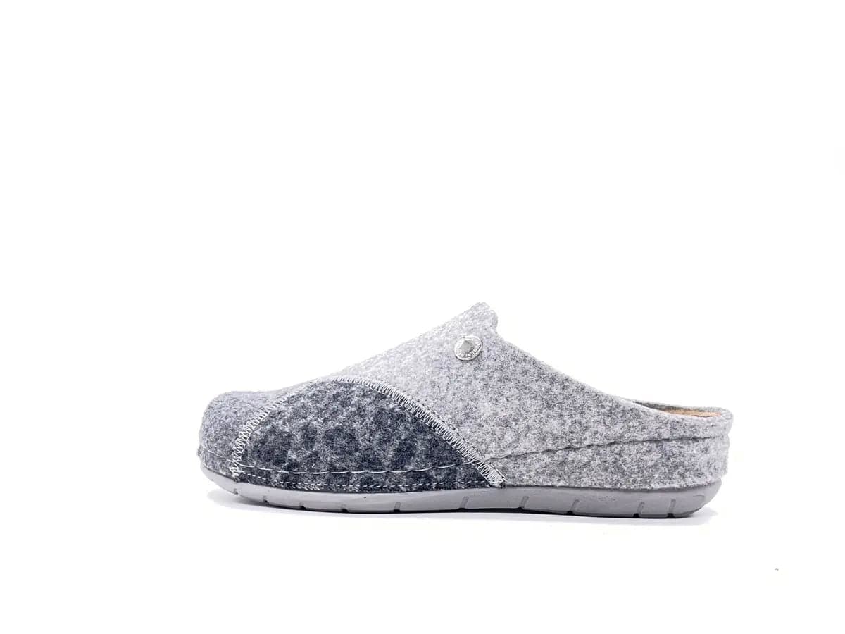 GRUNLAND Ciabatte Chiuse Donna Frau Grigio Multi in Pantofole Calzature Durello - Agna, commercioVirtuoso.it