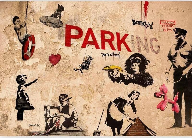 Fotomurale [Banksy] Range of Variety in Carta da parati Collezione Casa - Trebisacce, commercioVirtuoso.it