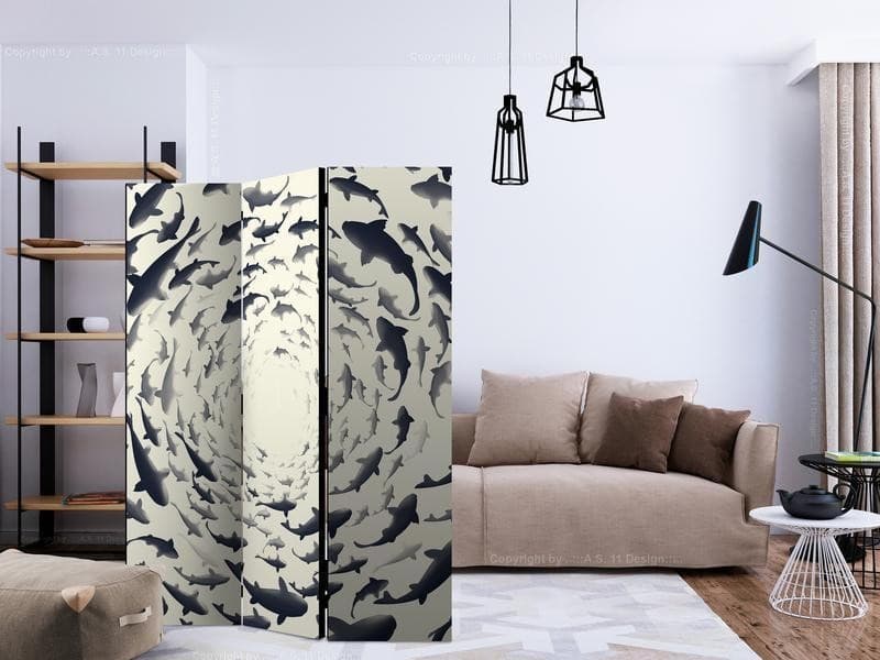 Paravento Fish Swirl [divisori da interno] in Paraventi Collezione Casa - Trebisacce, commercioVirtuoso.it