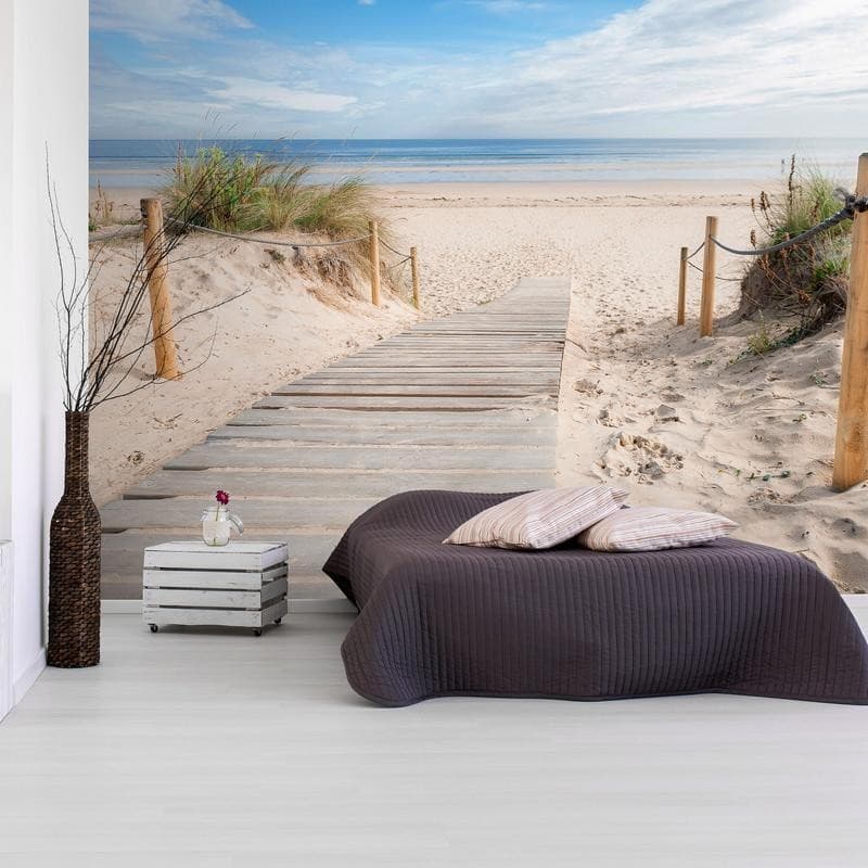Fotomurale Sulla spiaggia in Carta da parati Collezione Casa - Trebisacce, commercioVirtuoso.it