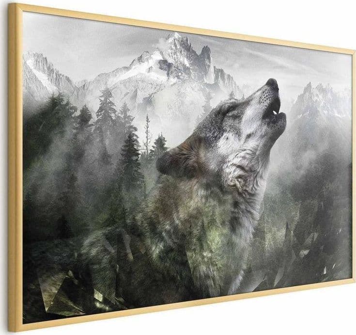 Poster - Howling Wolf in Poster e stampe Collezione Casa - Trebisacce, commercioVirtuoso.it