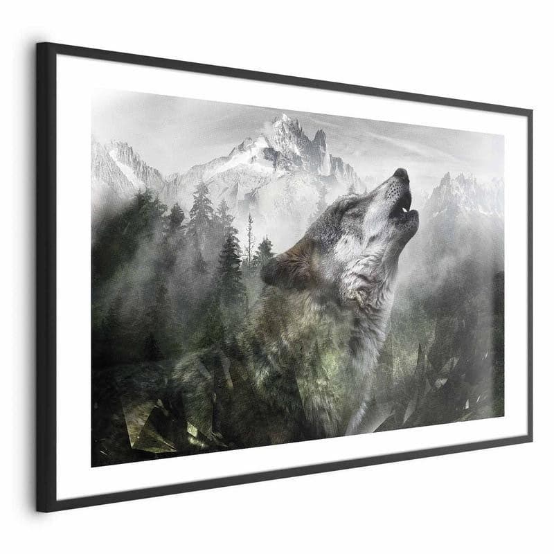 Poster - Howling Wolf in Poster e stampe Collezione Casa - Trebisacce, commercioVirtuoso.it