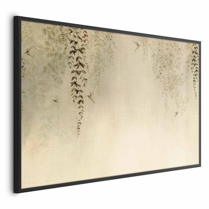Poster - Beige Hummingbirds in Poster e stampe Collezione Casa - Trebisacce, commercioVirtuoso.it