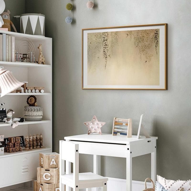 Poster - Beige Hummingbirds in Poster e stampe Collezione Casa - Trebisacce, commercioVirtuoso.it