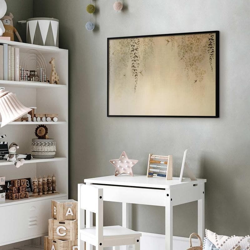 Poster - Beige Hummingbirds in Poster e stampe Collezione Casa - Trebisacce, commercioVirtuoso.it