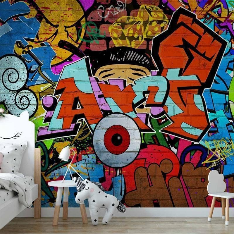 Fotomurale Graffiti art in Carta da parati Collezione Casa - Trebisacce, commercioVirtuoso.it