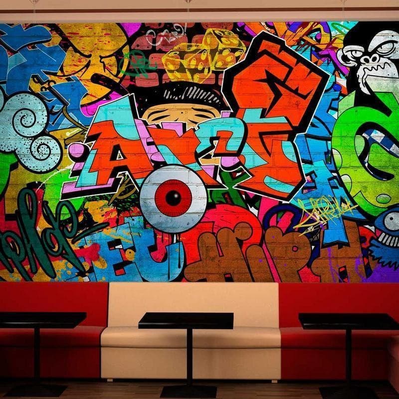 Fotomurale Graffiti art in Carta da parati Collezione Casa - Trebisacce, commercioVirtuoso.it