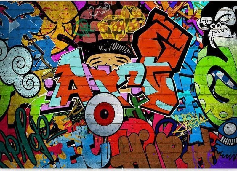 Fotomurale Graffiti art in Carta da parati Collezione Casa - Trebisacce, commercioVirtuoso.it