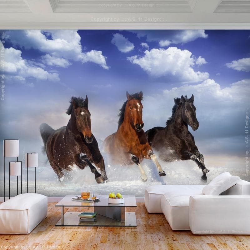 Fotomurale cavalli spettacolari in acqua in Murales adesivi Collezione Casa - Trebisacce, commercioVirtuoso.it