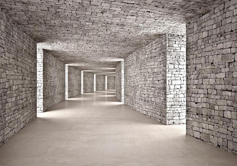 Carta da Parati 3D Tunnel Misterioso in Carta da parati Collezione Casa - Trebisacce, commercioVirtuoso.it