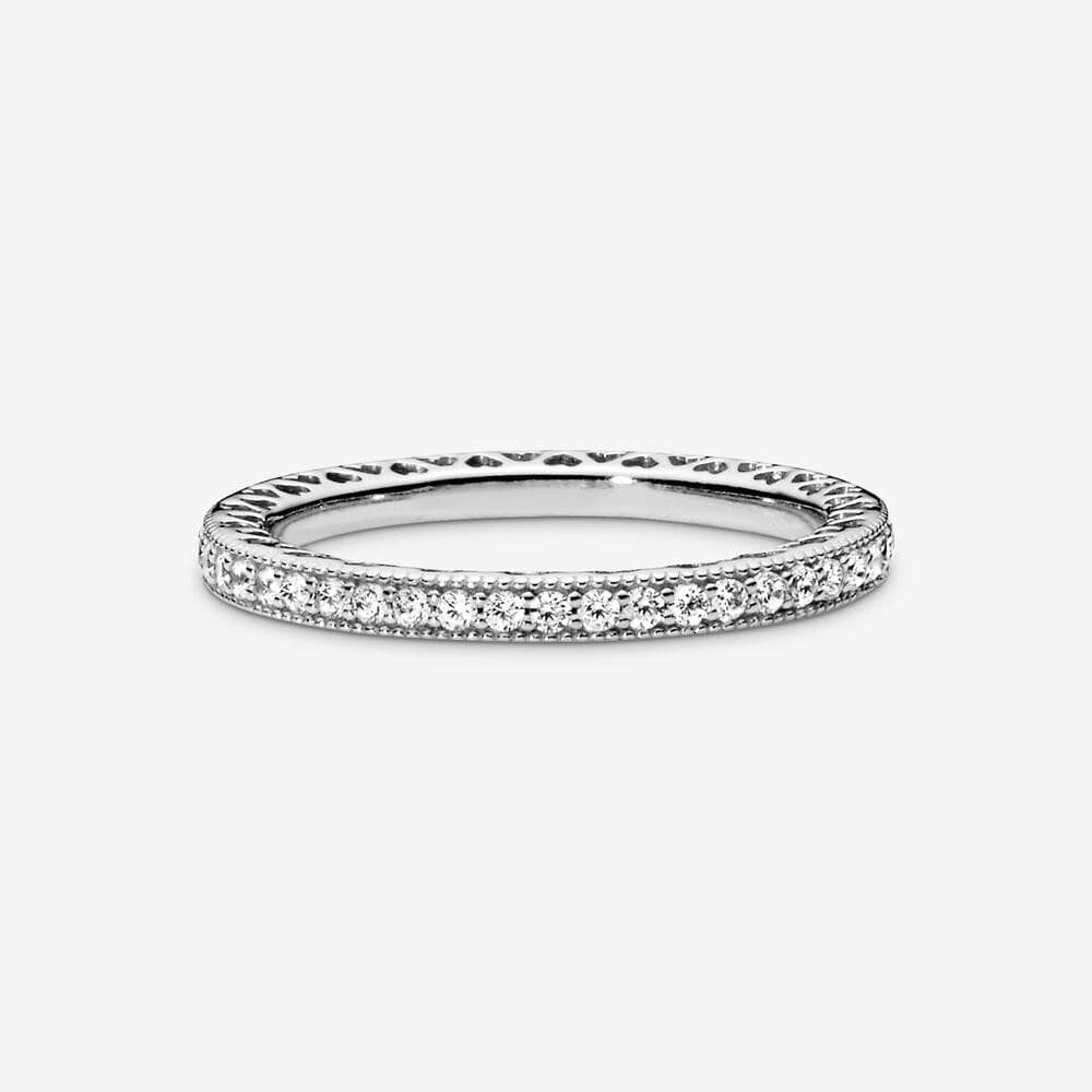 Pandora Anello pietre scintillanti e cuori in Anelli Alba Gioielli - Casoria, commercioVirtuoso.it