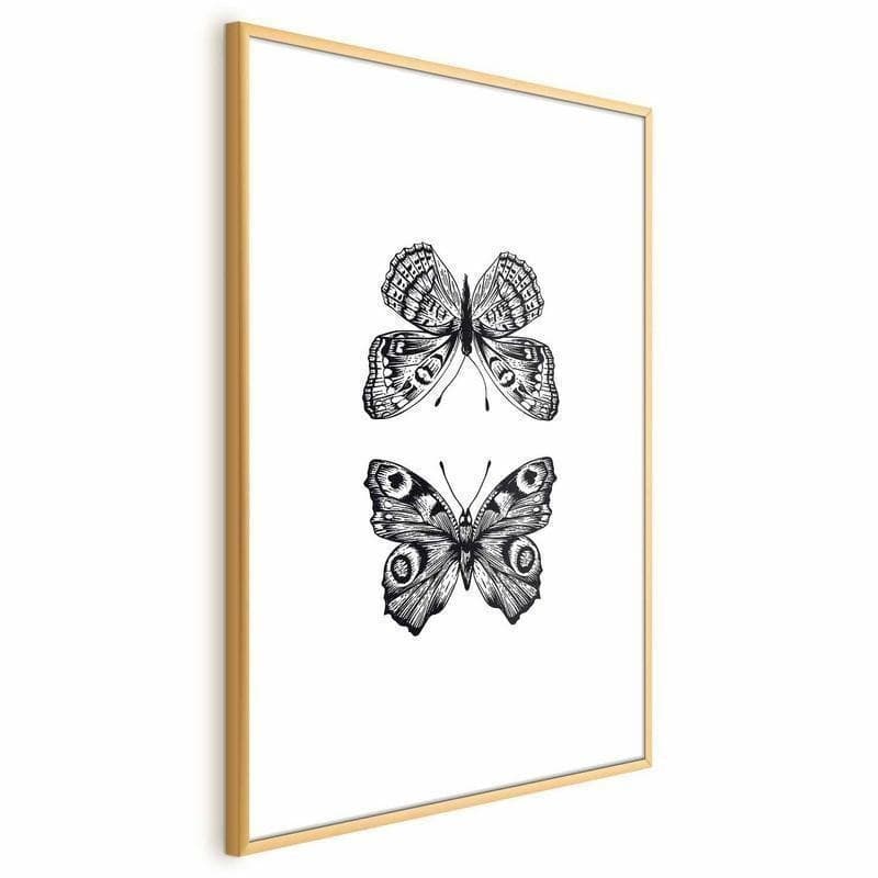Poster - Two Butterflies in Poster e stampe Collezione Casa - Trebisacce, commercioVirtuoso.it