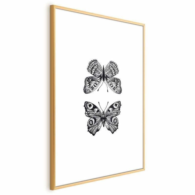 Poster - Two Butterflies in Poster e stampe Collezione Casa - Trebisacce, commercioVirtuoso.it