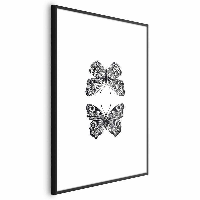 Poster - Two Butterflies in Poster e stampe Collezione Casa - Trebisacce, commercioVirtuoso.it