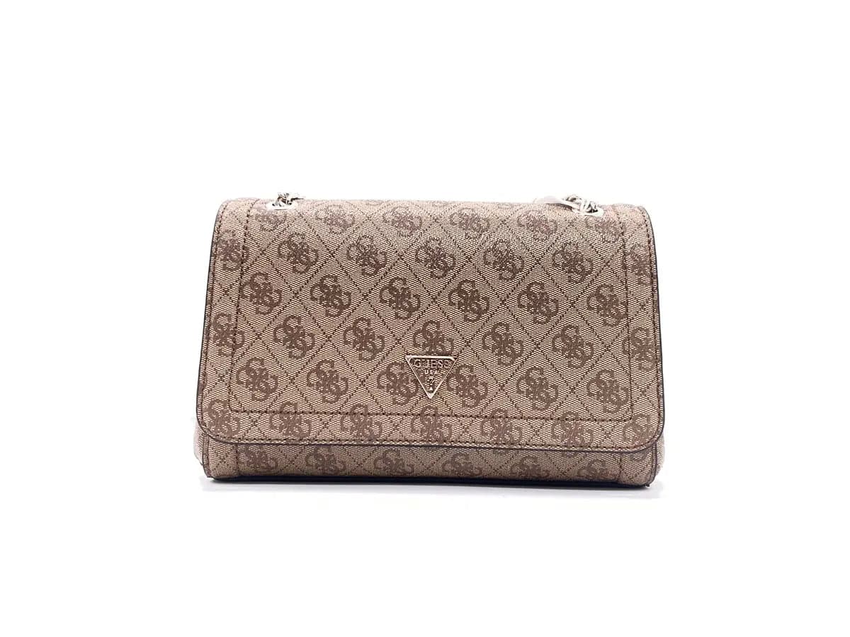 GUESS Borsa donna a tracolla NOELLE II Latte Logo in Borse a tracolla Calzature Durello - Agna, commercioVirtuoso.it