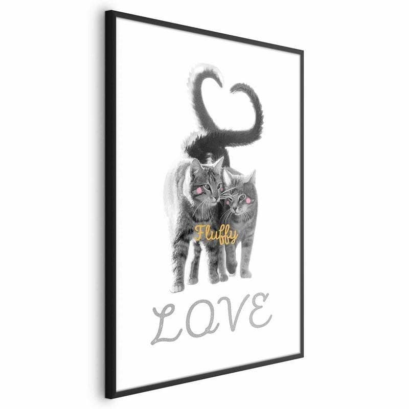 Poster - Fluffy Love in Poster e stampe Collezione Casa - Trebisacce, commercioVirtuoso.it
