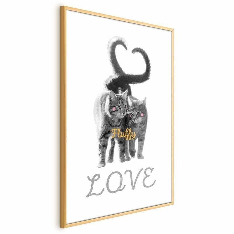 Poster - Fluffy Love in Poster e stampe Collezione Casa - Trebisacce, commercioVirtuoso.it