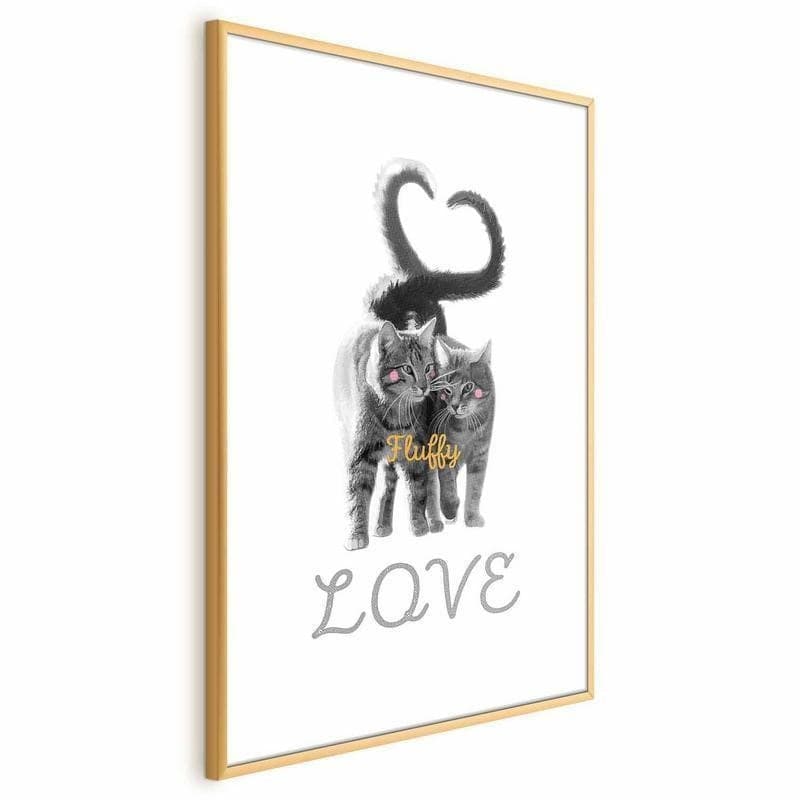 Poster - Fluffy Love in Poster e stampe Collezione Casa - Trebisacce, commercioVirtuoso.it