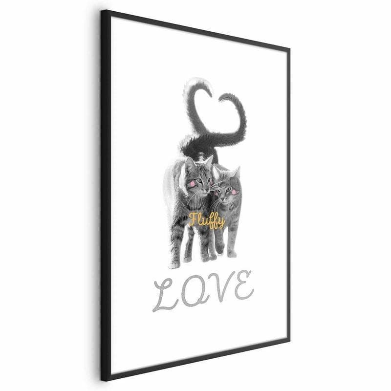 Poster - Fluffy Love in Poster e stampe Collezione Casa - Trebisacce, commercioVirtuoso.it