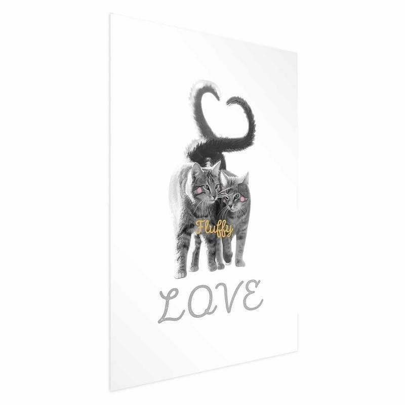 Poster - Fluffy Love in Poster e stampe Collezione Casa - Trebisacce, commercioVirtuoso.it