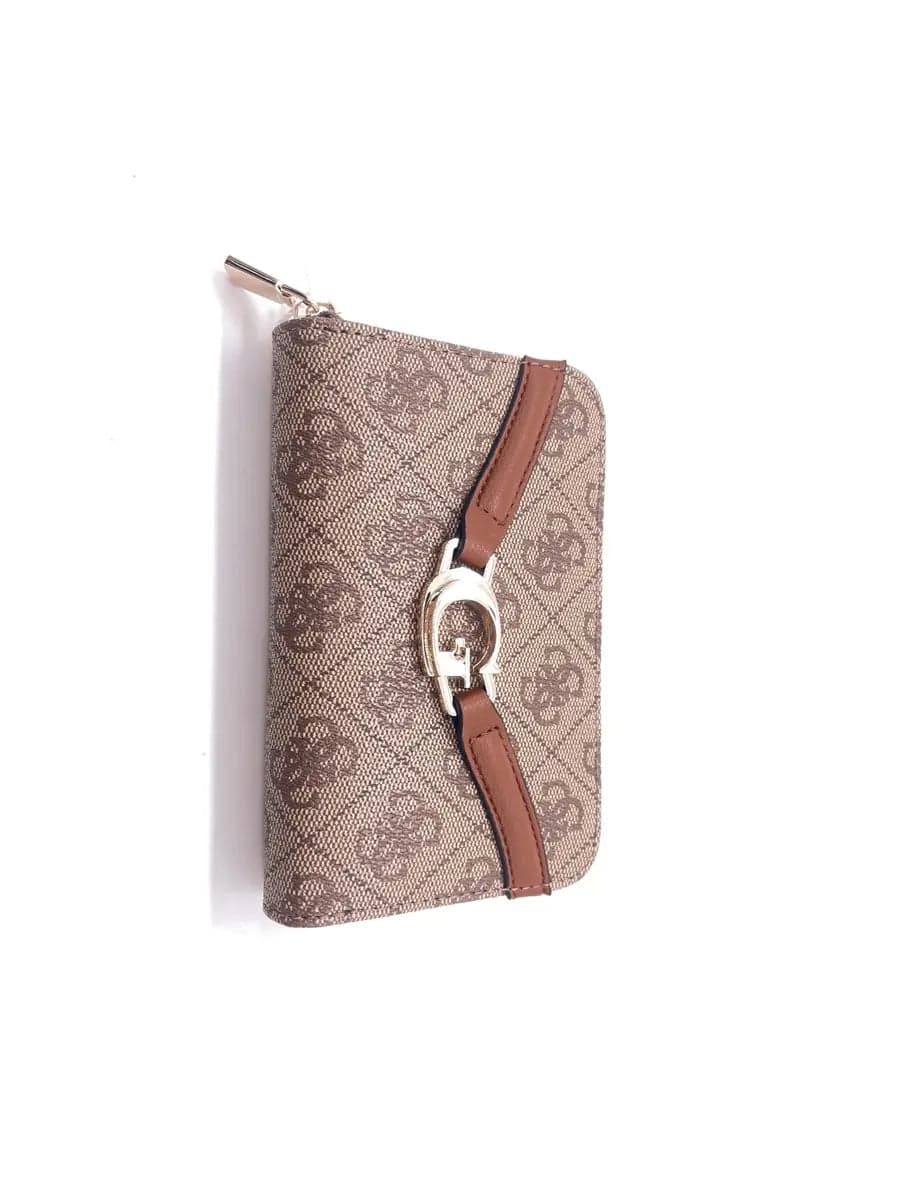 GUESS Portafoglio Donna Dea Latte Logo