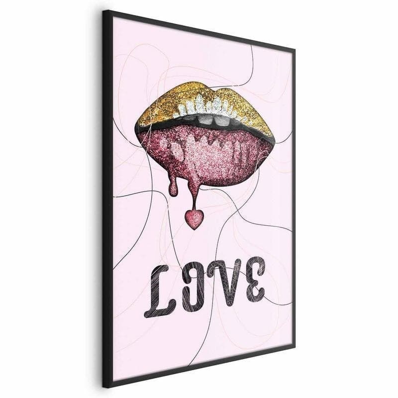 Poster - Fluid Lips in Poster e stampe Collezione Casa - Trebisacce, commercioVirtuoso.it