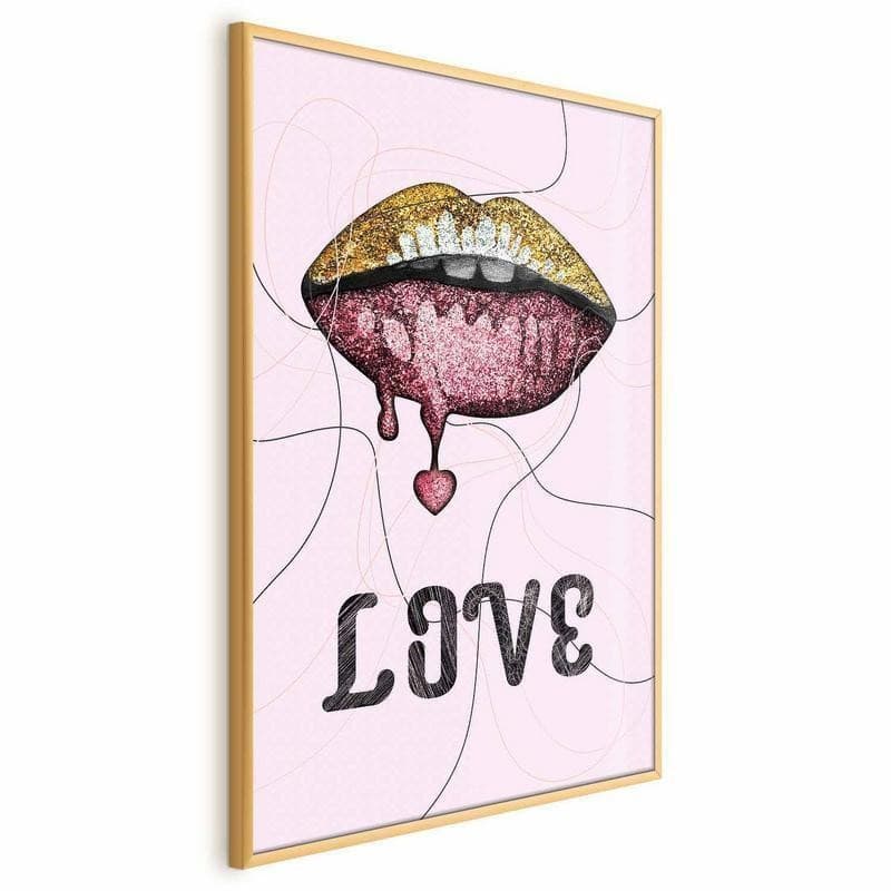 Poster - Fluid Lips in Poster e stampe Collezione Casa - Trebisacce, commercioVirtuoso.it