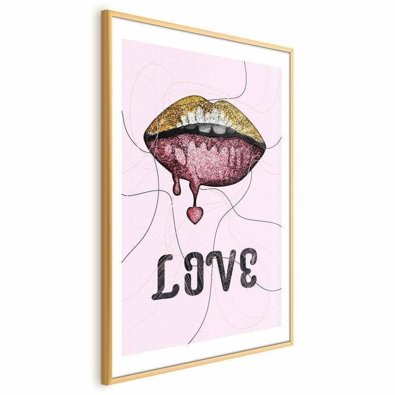 Poster - Fluid Lips in Poster e stampe Collezione Casa - Trebisacce, commercioVirtuoso.it