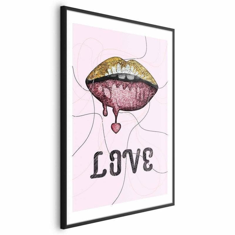 Poster - Fluid Lips in Poster e stampe Collezione Casa - Trebisacce, commercioVirtuoso.it