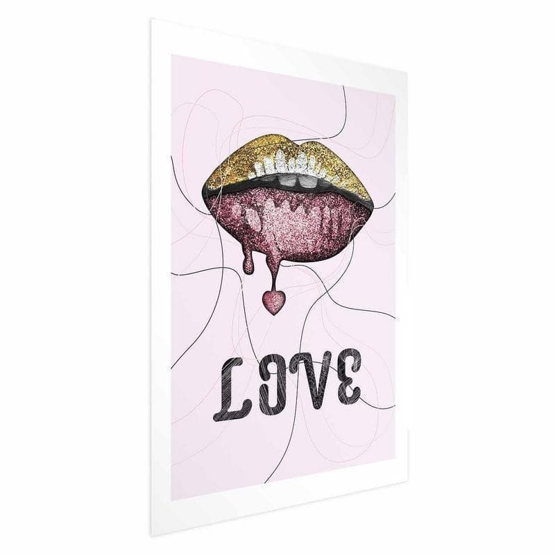 Poster - Fluid Lips in Poster e stampe Collezione Casa - Trebisacce, commercioVirtuoso.it