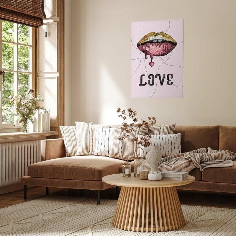 Poster - Fluid Lips in Poster e stampe Collezione Casa - Trebisacce, commercioVirtuoso.it