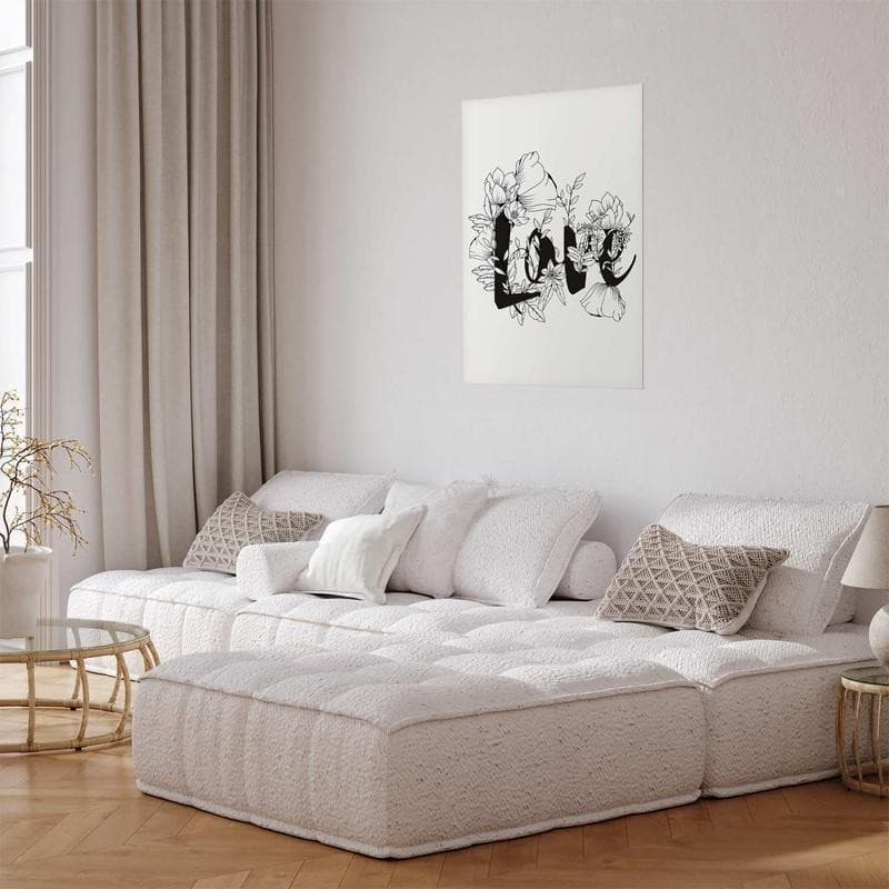 Poster - Love in Flowers in Poster e stampe Collezione Casa - Trebisacce, commercioVirtuoso.it