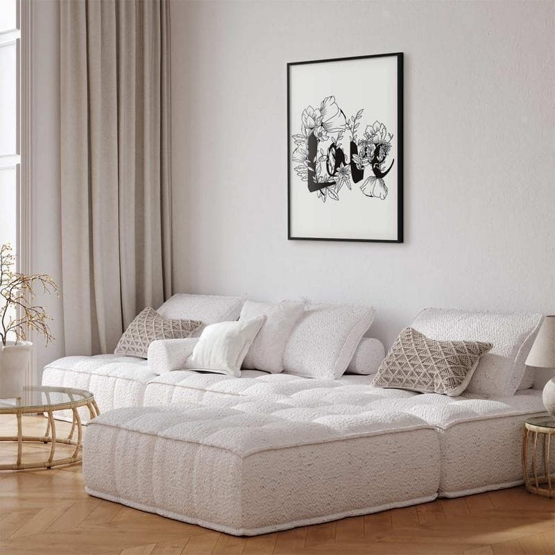 Poster - Love in Flowers in Poster e stampe Collezione Casa - Trebisacce, commercioVirtuoso.it