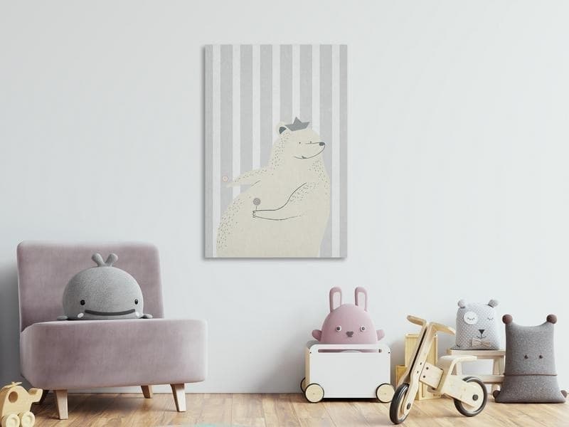 Quadro Teddy Bear Gourmand (1 Part) Vertical in Poster e stampe Collezione Casa - Trebisacce, commercioVirtuoso.it