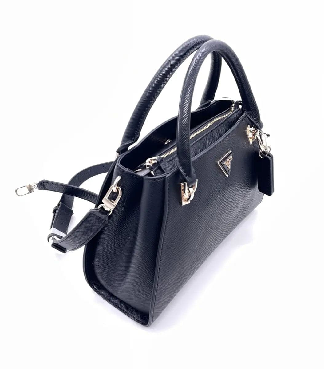 GUESS Borsa donna a mano e tracolla removibile NOELLE II Black in Borse a tracolla Calzature Durello - Agna, commercioVirtuoso.it