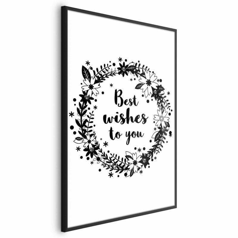 Poster - Best Wishes to You in Poster e stampe Collezione Casa - Trebisacce, commercioVirtuoso.it