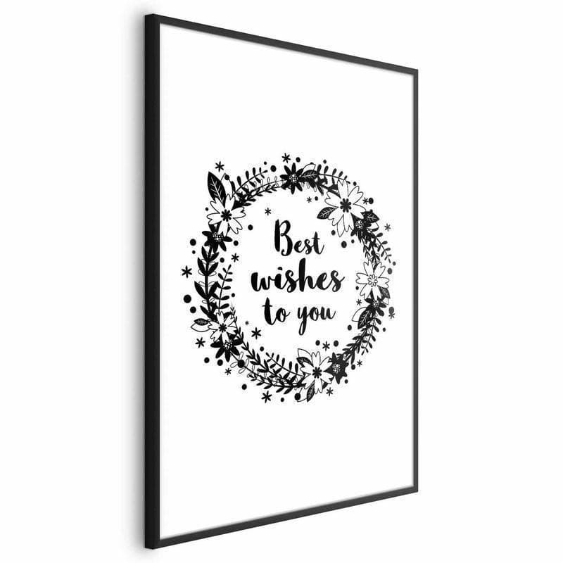 Poster - Best Wishes to You in Poster e stampe Collezione Casa - Trebisacce, commercioVirtuoso.it