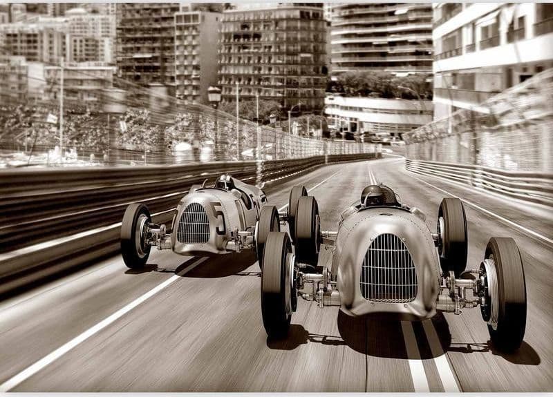 Fotomurale Retro Formula 1 in Carta da parati Collezione Casa - Trebisacce, commercioVirtuoso.it