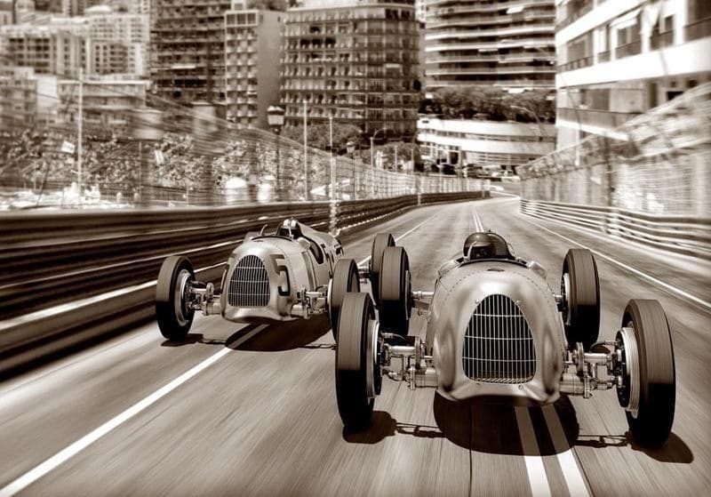 Fotomurale Retro Formula 1 in Carta da parati Collezione Casa - Trebisacce, commercioVirtuoso.it