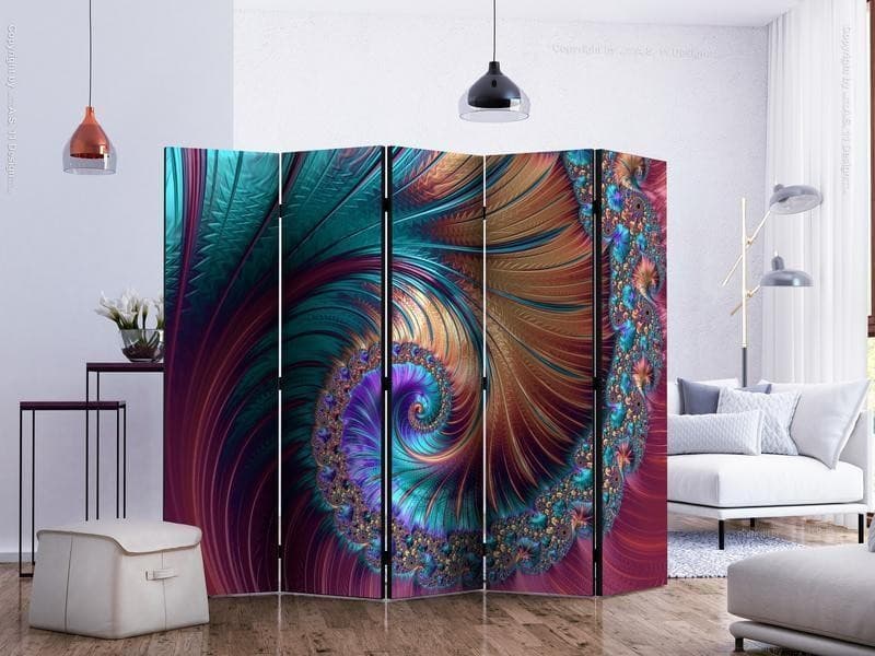 Paravento Peacock Tail II [divisori da interno] in Paraventi Collezione Casa - Trebisacce, commercioVirtuoso.it