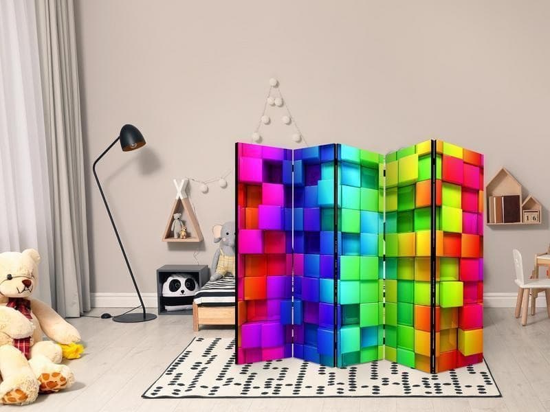 Paravento Colourful Cubes II [divisori da interno] in Paraventi Collezione Casa - Trebisacce, commercioVirtuoso.it