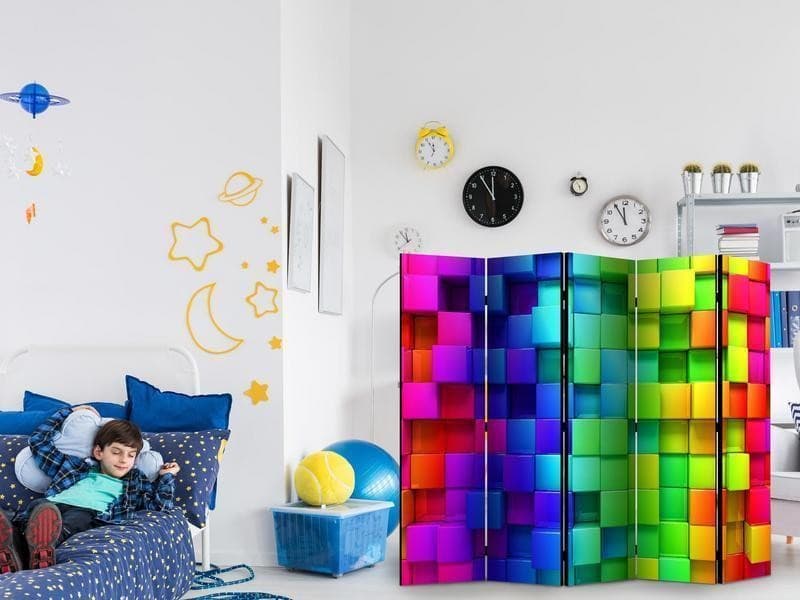 Paravento Colourful Cubes II [divisori da interno] in Paraventi Collezione Casa - Trebisacce, commercioVirtuoso.it