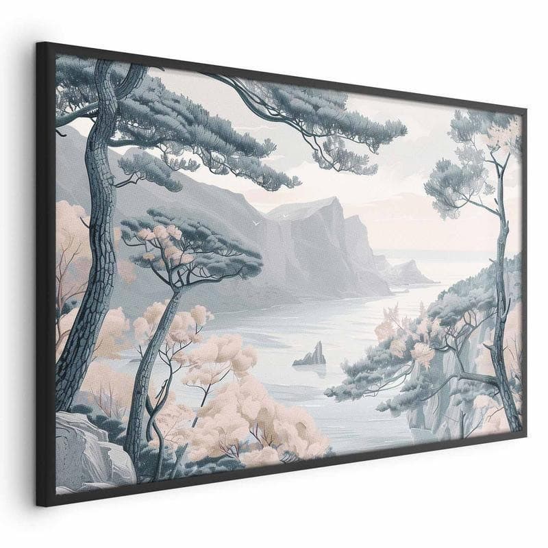 Poster - Blue Coast in Delicate Colors in Poster e stampe Collezione Casa - Trebisacce, commercioVirtuoso.it